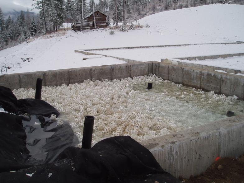 Tank 1 for biological nitrate removal