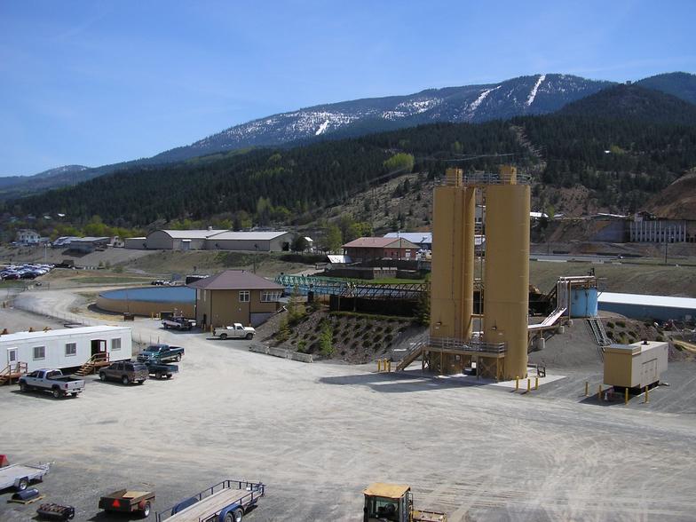 Upgraded mine water treatment plant